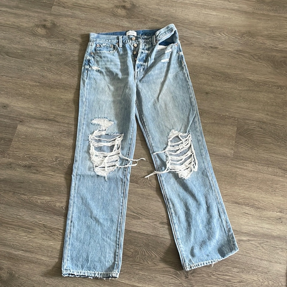 Cassie super high rise straight pistola jeans